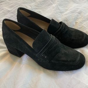 Block heeled suede loafers size 8.5 -  Chinese Laundry